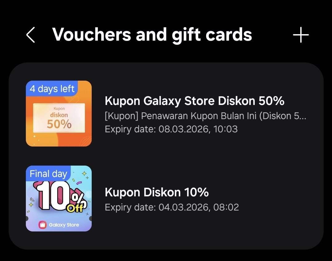 beomgut's tweet photo. wts voucher samsung roblox 50%
500r = 55k
1000r = 100k

t. #zonauang https://t.co/RjCgdeYIOA