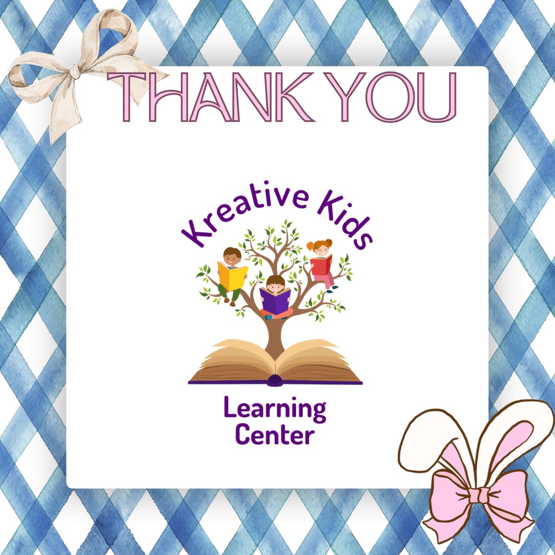 💛🥚✨ Thank You, Kreative Kids Learning Center! Your sponsorship of the Golden Egg Spot at Bunny Bingo supports Bridgehaven Children's Advocacy Center! 💙🐰✨