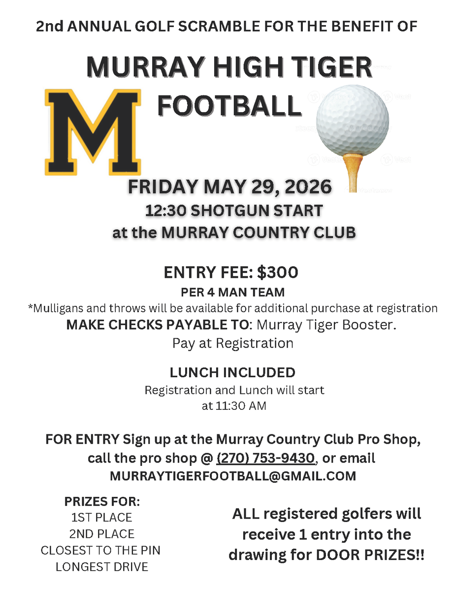 Murray Tiger Quarterback Club tweet media