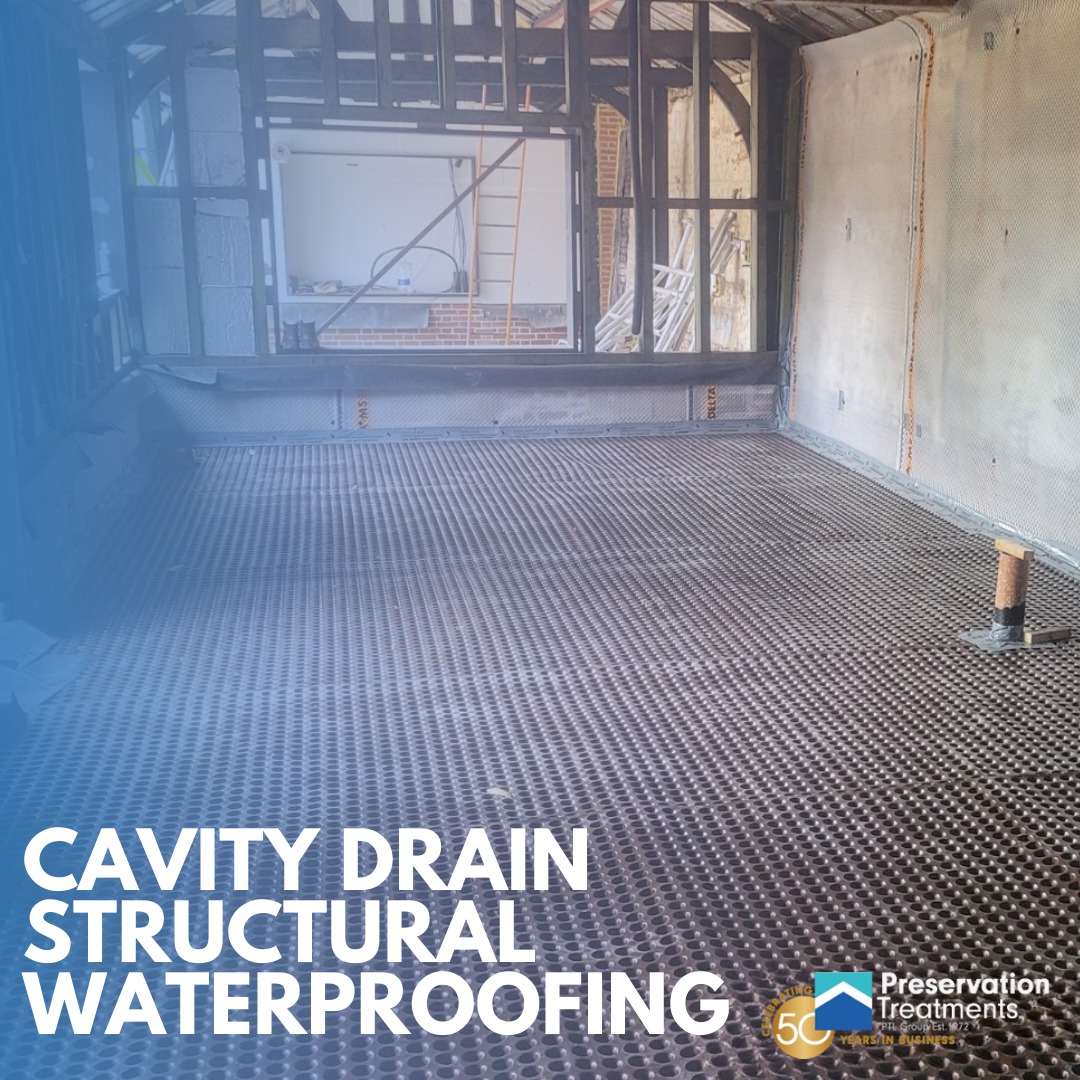 Looking for expert cavity drain membrane waterproofing? 

Discover how Preservation Treatments can protect your property with specialist structural waterproofing solutions. Visit our website or contact our team today!

#PreservationTreatments #Waterproofing #StructuralProtection
