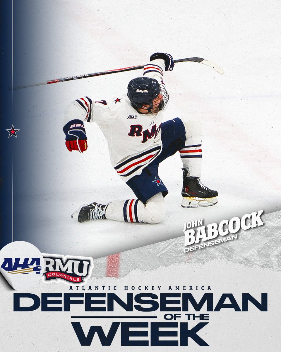 RMU Men’s Hockey tweet media