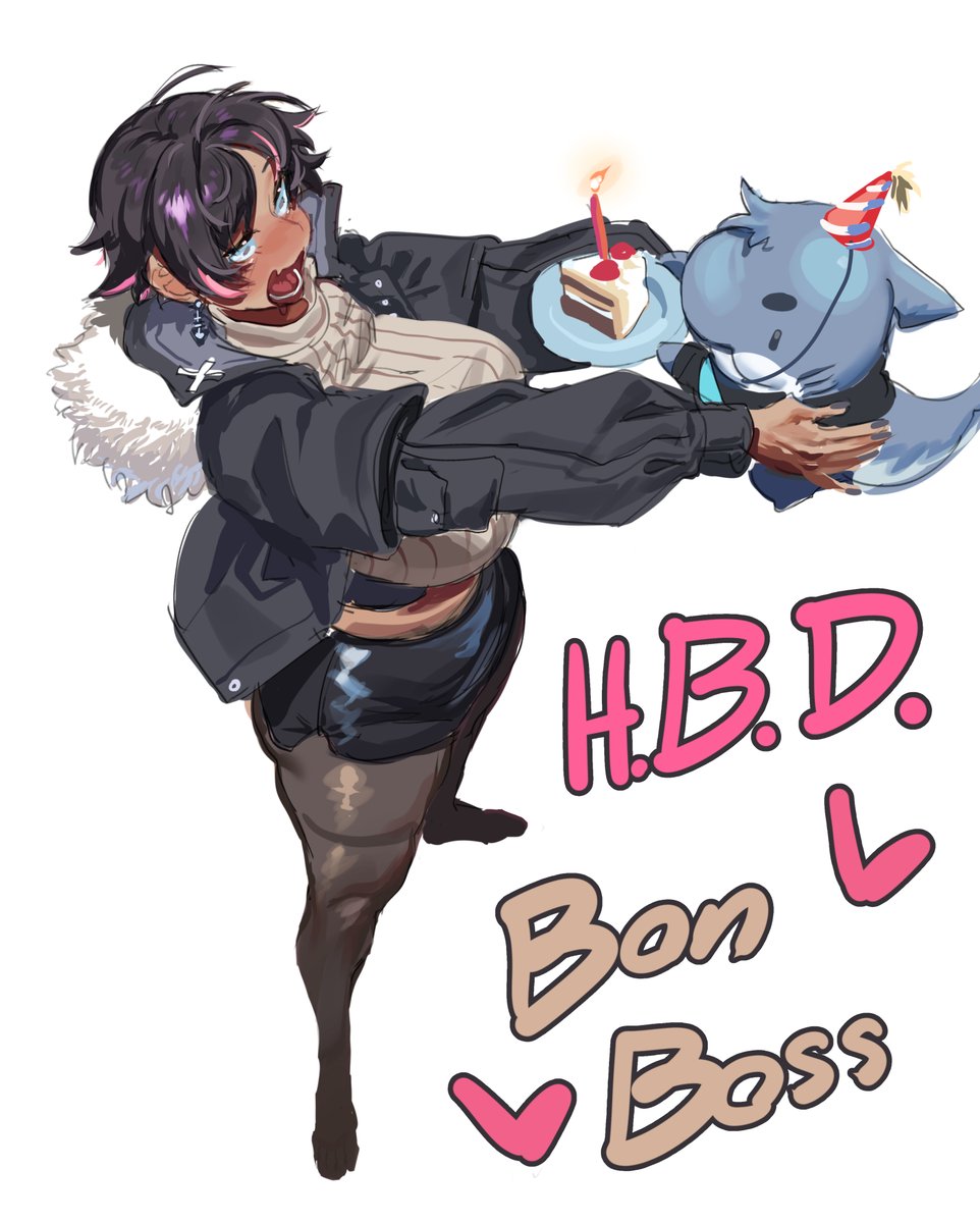 ReallyCute456's tweet photo. H.B.D. my big brown boss #bontherocks https://t.co/wy5fGxuZZ0