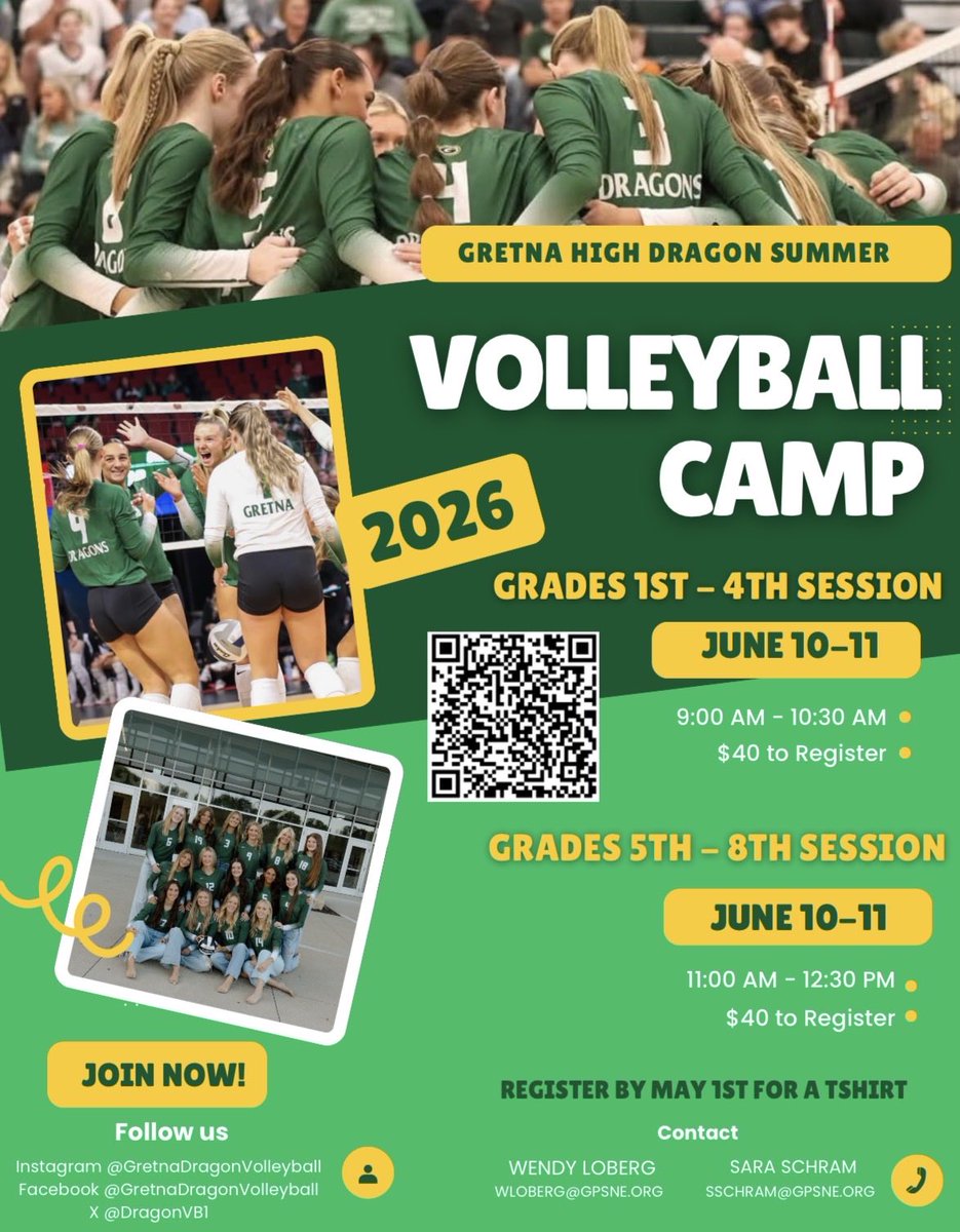 Gretna Dragon Volleyball tweet media