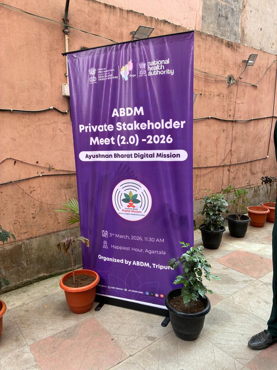 ABDM Tripura tweet media