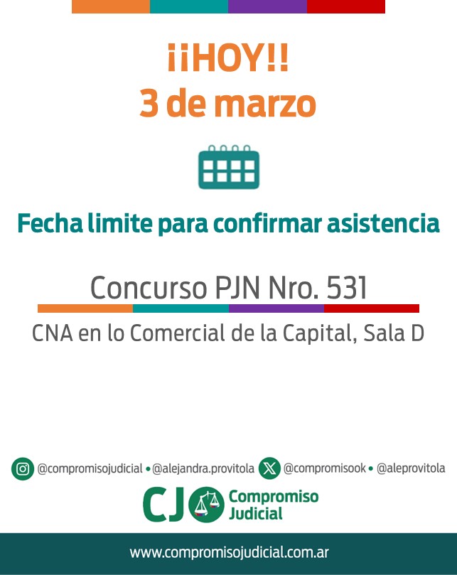 Compromiso Judicial tweet media