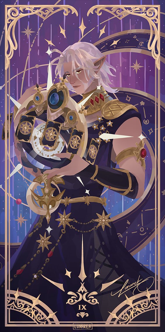 Lunarea0's tweet photo. 𝘛𝘩𝘦 𝘞𝘪𝘴𝘦 𝘔𝘢𝘯

ffxiv・Urianger Augurelt ・ ウリエンジェ・オギュレ   

Tarot Card Art series #ffxivart https://t.co/wZCHPjvChb