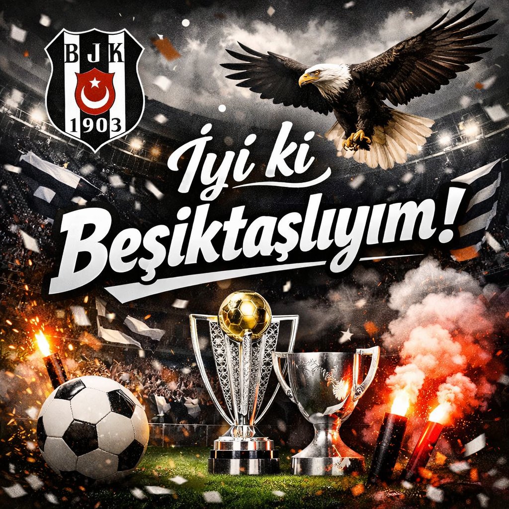 İyi ki Beşiktaşlıyım🦅🤍🖤🦅
#beşiktaşlıyım #beşiktaş #besiktasjk