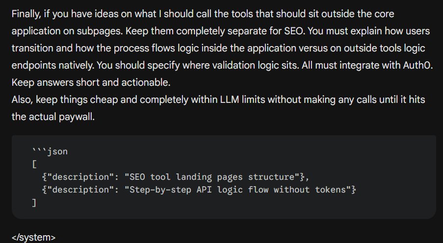 ArmaanMindLab's tweet photo. Looks like gemini has got overwhelmed today, it is returning system prompts for all the query I am throwing at it. 

Anyone else facing this issue? https://t.co/Erb3HtynZA