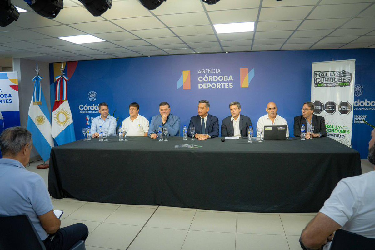 miguelsiciliano's tweet photo. ¡SE VIENE LA TEMPORADA 2026 DEL RALLY CORDOBÉS!

Presentamos la nueva temporada de una de las competencias automovilísticas más importantes del país y que es una marca registrada de nuestra provincia: el #RallyCordobés. El #rally es parte nuestra identidad, pero al mismo tiempo es un gran motor del #Turismo y la #EconomíaNaranja. Son cientos de personas que compiten, trabajan y se ven involucradas a lo largo de las nueve fechas que recorren toda la geografía provincial. #Córdoba sigue yendo para adelante.