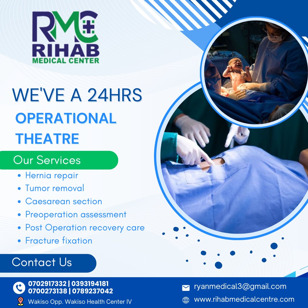 RihabMedical's tweet photo. Do you need any kind of surgical procedure? 🏥
Visit our fully equipped 24-hour theatre at Rihab Medical Centre. Our experienced medical team is ready to provide safe & professional care anytime.
#RihabMedicalCentre #IranWar #24HourCare #SafeSurgery #QualityHealthcare #LingOrm https://t.co/ghOSrmMqvx