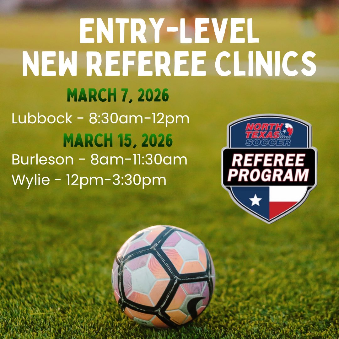 NTX Referee Program tweet media