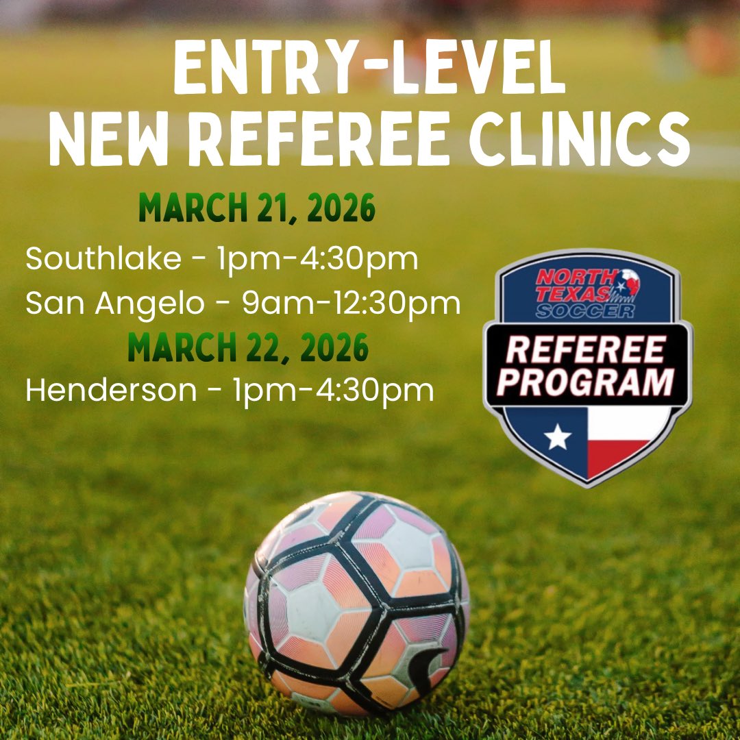 NTX Referee Program tweet media
