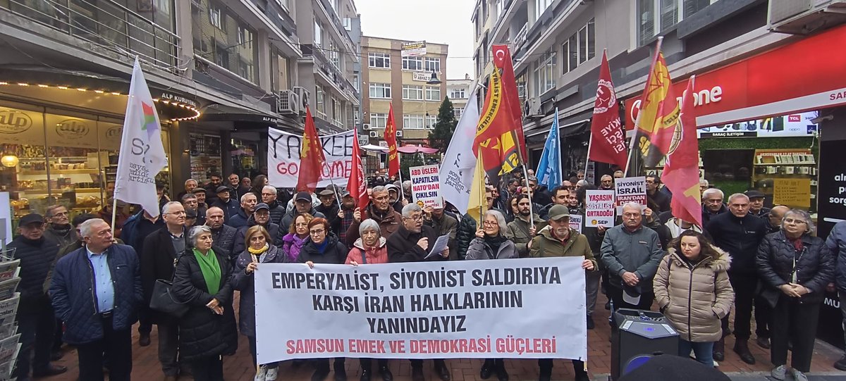 '' Bu emperyalist-siyonist saldırganlığa karşı İran işçi-emekçileri, savaşlarda en ağır bedeli ödeyen kadınları, halkları ile dayanışma içinde olmak, emperyalist saldırganlığın tam karşısında Olmak, tüm ezilenlerin sorumluluğudur, görevidir.'' 
Yaşasın Halkların Kardeşliği!
