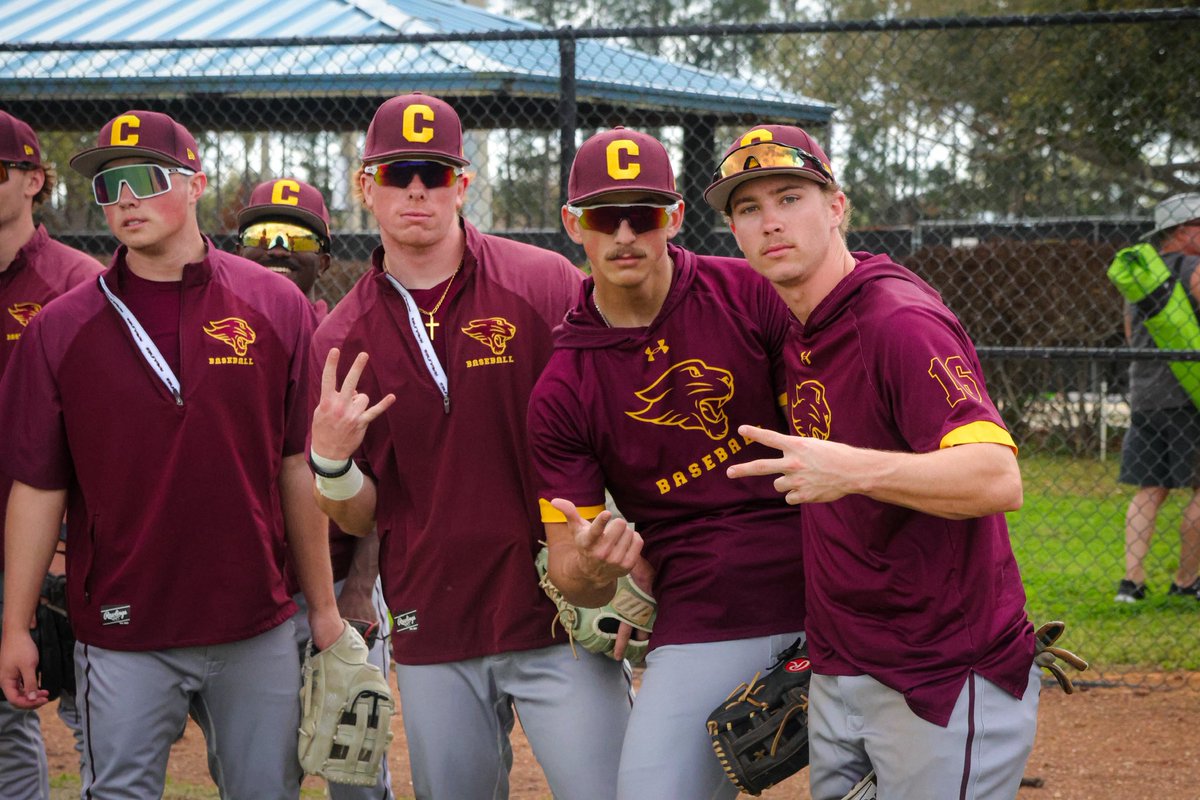 CUCbaseball's tweet photo. Vibes are high for game time in Florida ☀️ https://t.co/Q2YlpK03O0