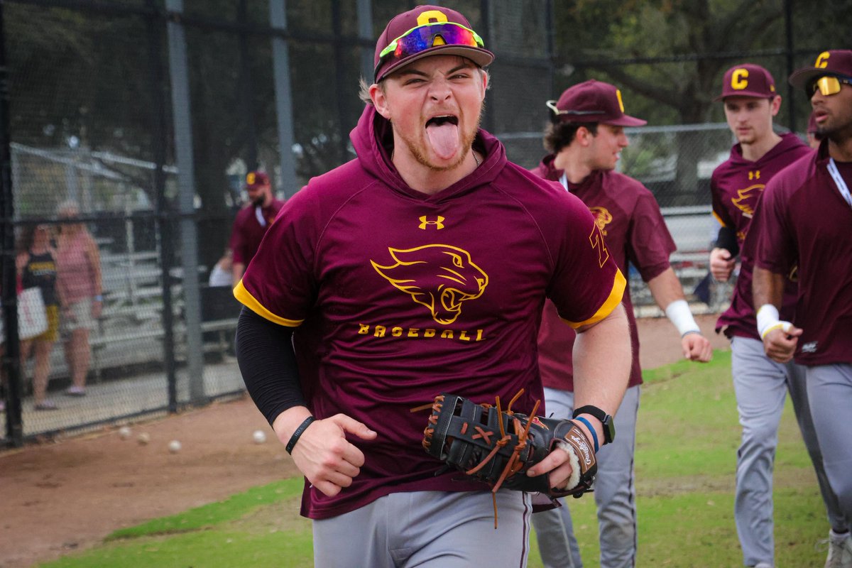 CUCbaseball's tweet photo. Vibes are high for game time in Florida ☀️ https://t.co/Q2YlpK03O0