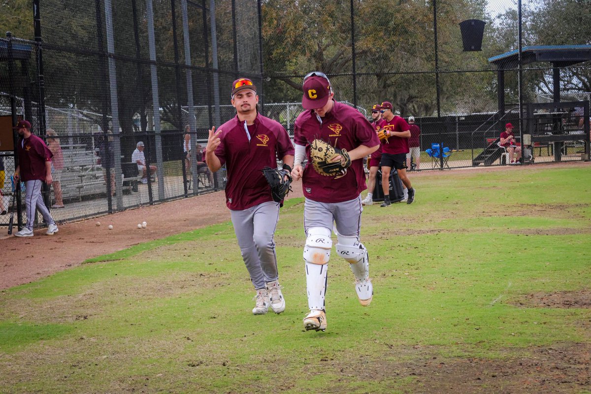 CUCbaseball's tweet photo. Vibes are high for game time in Florida ☀️ https://t.co/Q2YlpK03O0