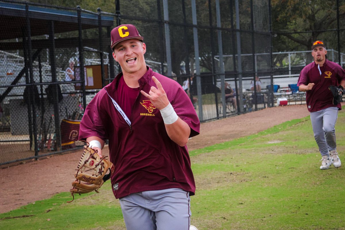 CUCbaseball's tweet photo. Vibes are high for game time in Florida ☀️ https://t.co/Q2YlpK03O0