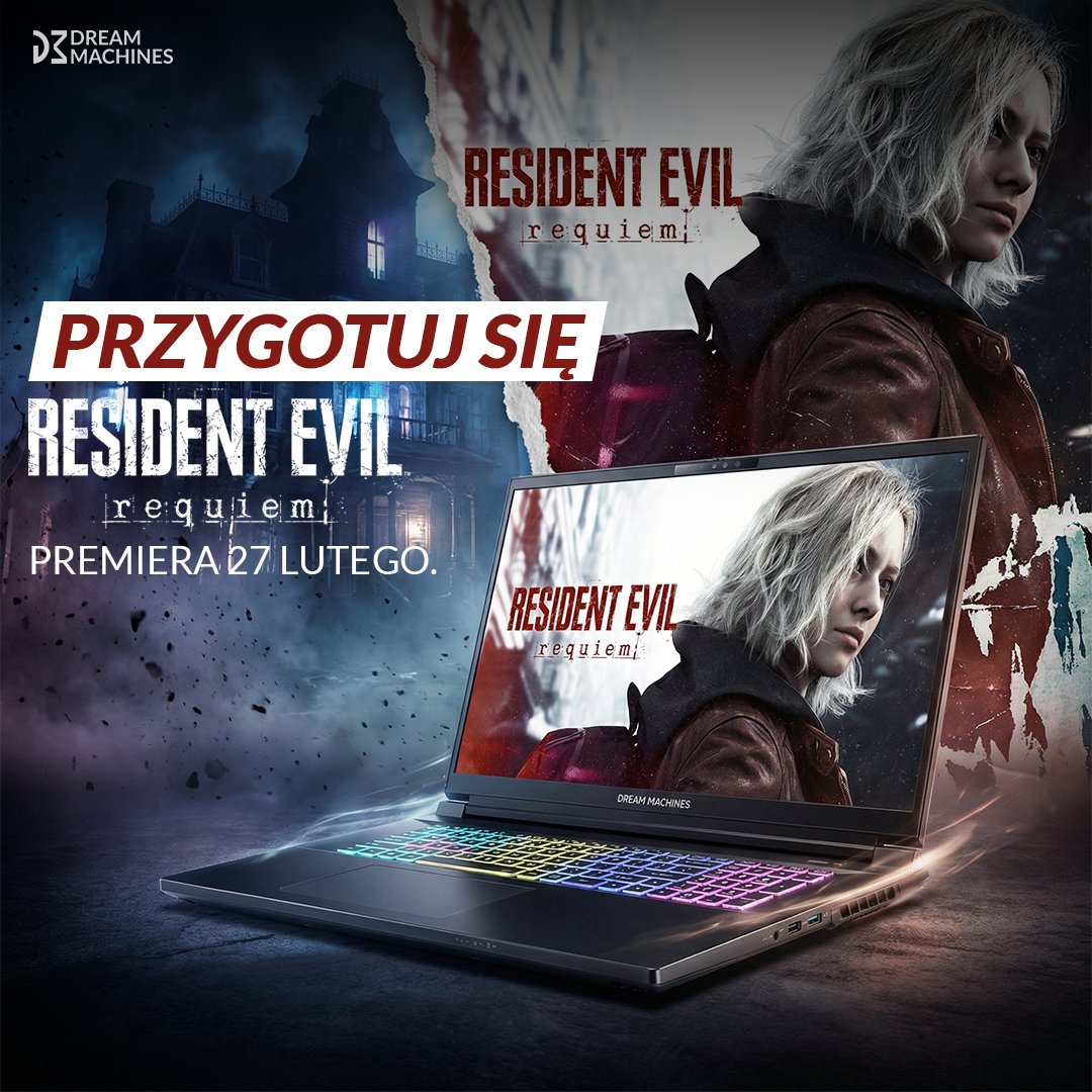 DreamMachinespl's tweet image. #Przygotuj się na Resident Evil #Requiem
Mamy 5 dni po premierze gry. Sprawdzaliście już ją? Jak wrażenia?

#granie #gaming #gracze #gry #grać #laptopygamingowe #ResidentEvil
