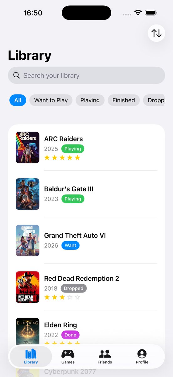 PlayVault – Game Tracker tweet media