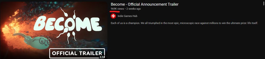 Become_Game's tweet photo. Two weeks ago we announced Become. I so excited to all the great comments, shares, wishlists and views. On YouTube the trailer hit almost 1mil views. 969k... nais! :) https://t.co/XQ4pbnfvBW