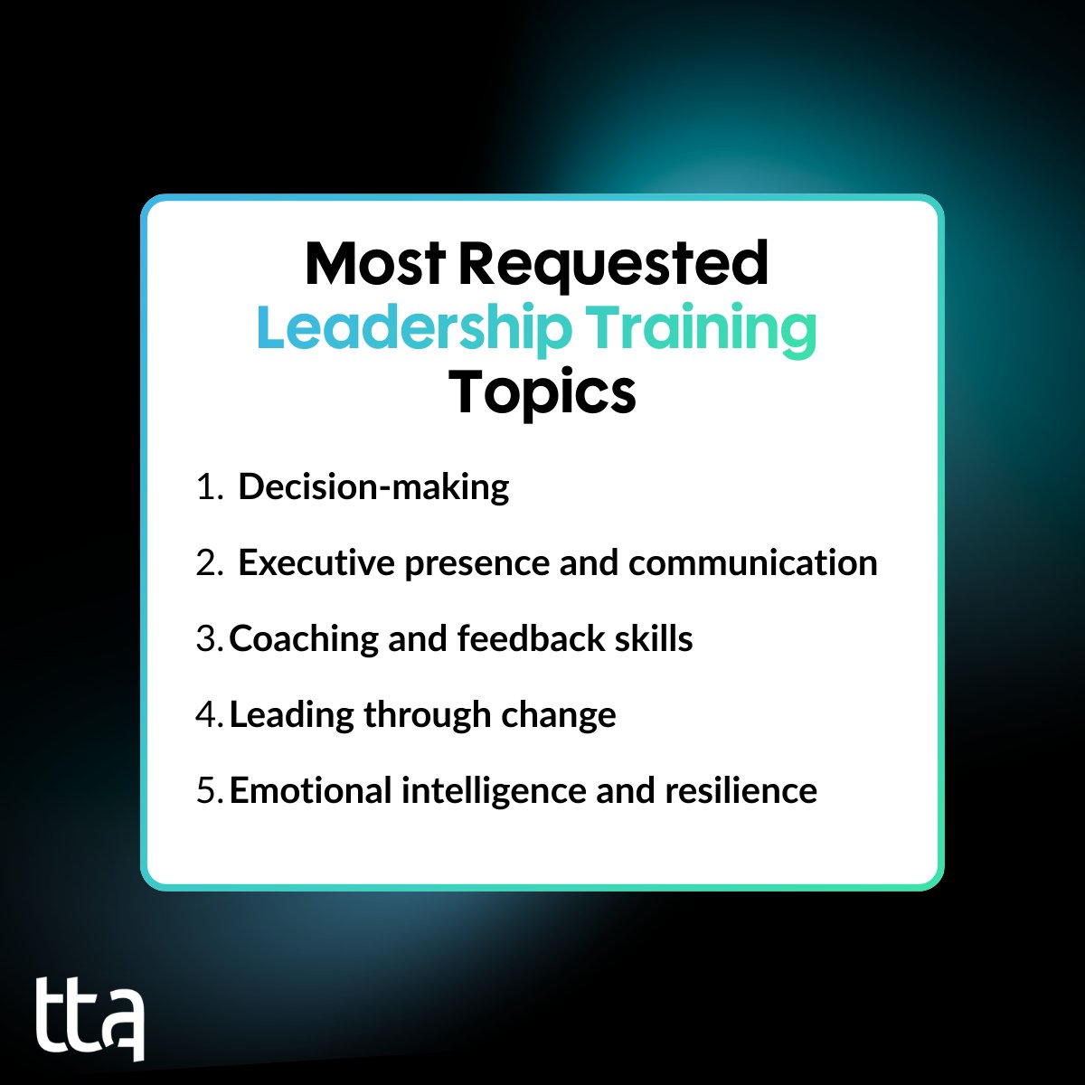 TTA (known as The Training Associates) tweet media