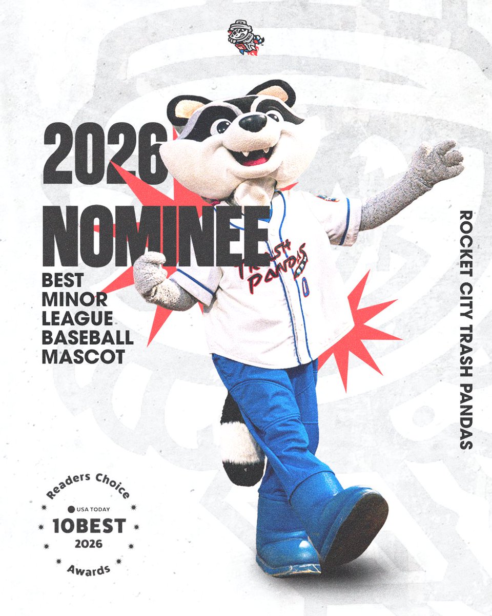 trashpandas's tweet photo. this is a formal request to stop what you’re doing and vote Sprocket for the Best MiLB Mascot immediately!!!! plz &amp; thank you!

VOTE HERE ONCE A DAY UNTIL MARCH 16: https://t.co/oZYMi9DvFJ https://t.co/BZaiIPz0I2