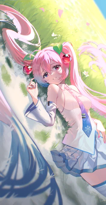 #桜ミク #初音ミク レタッチ