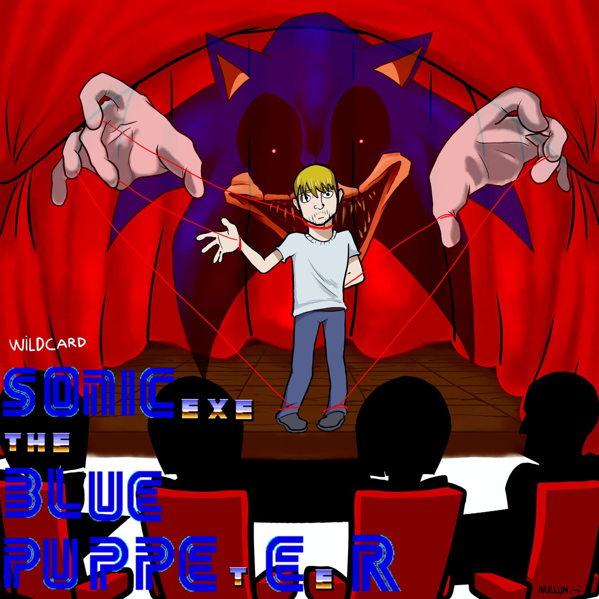 Wildcard_2011's tweet photo. Postar/Capa oficial de Sonic EXE The blue puppeter. Feito por @Nullun123 💟 https://t.co/Kkfz0WAFXY