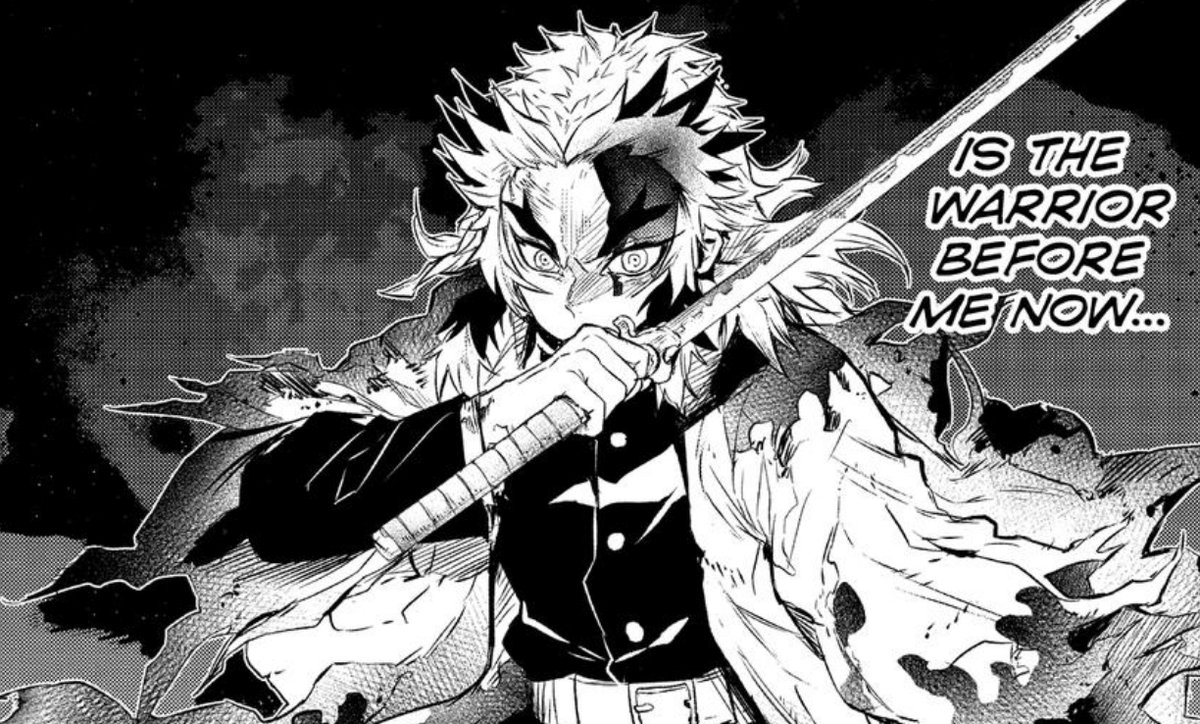 As a huge fan of Kyojuro’s beautiful smile, sometimes I need him to stop smiling because this is what he looks like when he’s locked in.