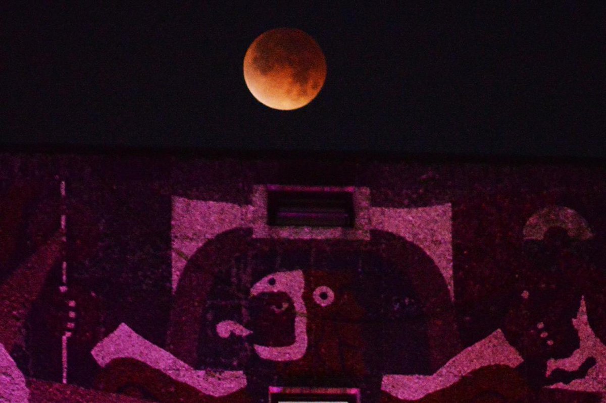 UNAM_MX's tweet photo. Eclipse total de Luna visto desde #CU. ¿Tomaste fotos? ¡Compártelas en los comentarios!
📸 Juan Antonio López. https://t.co/7gVRPABeg5