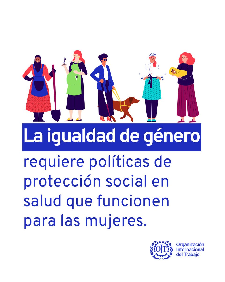 La seguridad social y la salud son derechos humanos fundamentales.

Pero las desigualdades del mercado laboral impiden que las mujeres se beneficien por igual en la práctica.

📖 Nueva nota de la OIT:
ilo.org/es/resource/no…

#DíaDeLasMujeres #8M