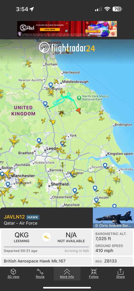 Qatar Air Force having training in the UK with the RAF?