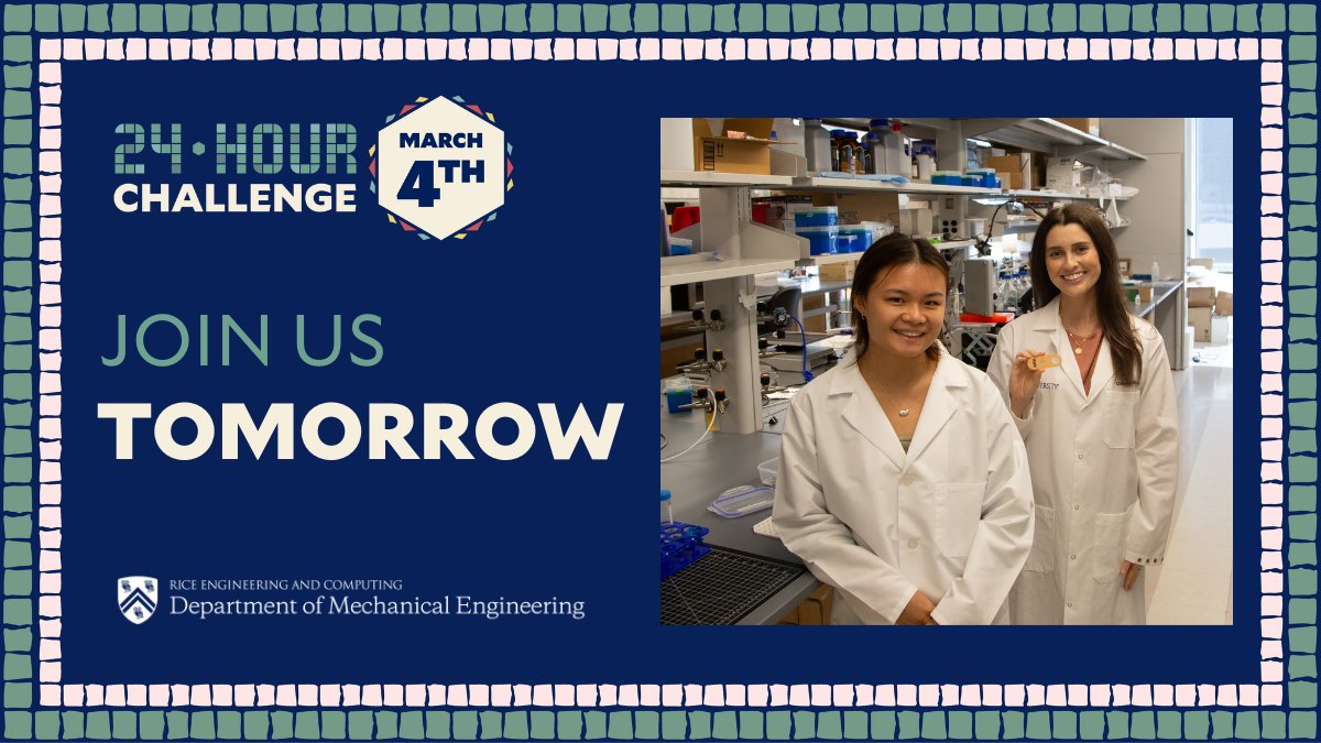 Rice University Mechanical Engineering tweet media