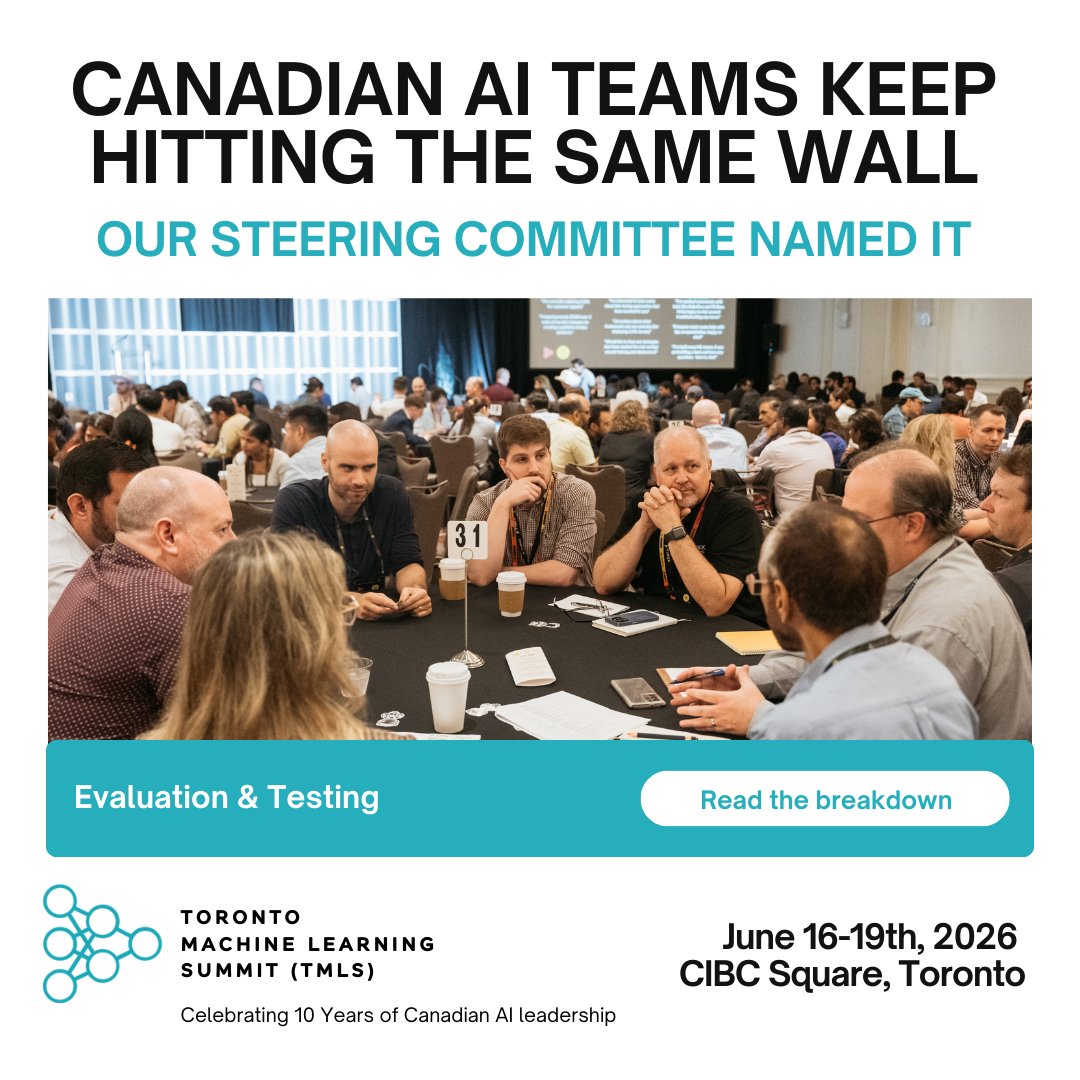 Toronto Machine Learning Society (TMLS) tweet media