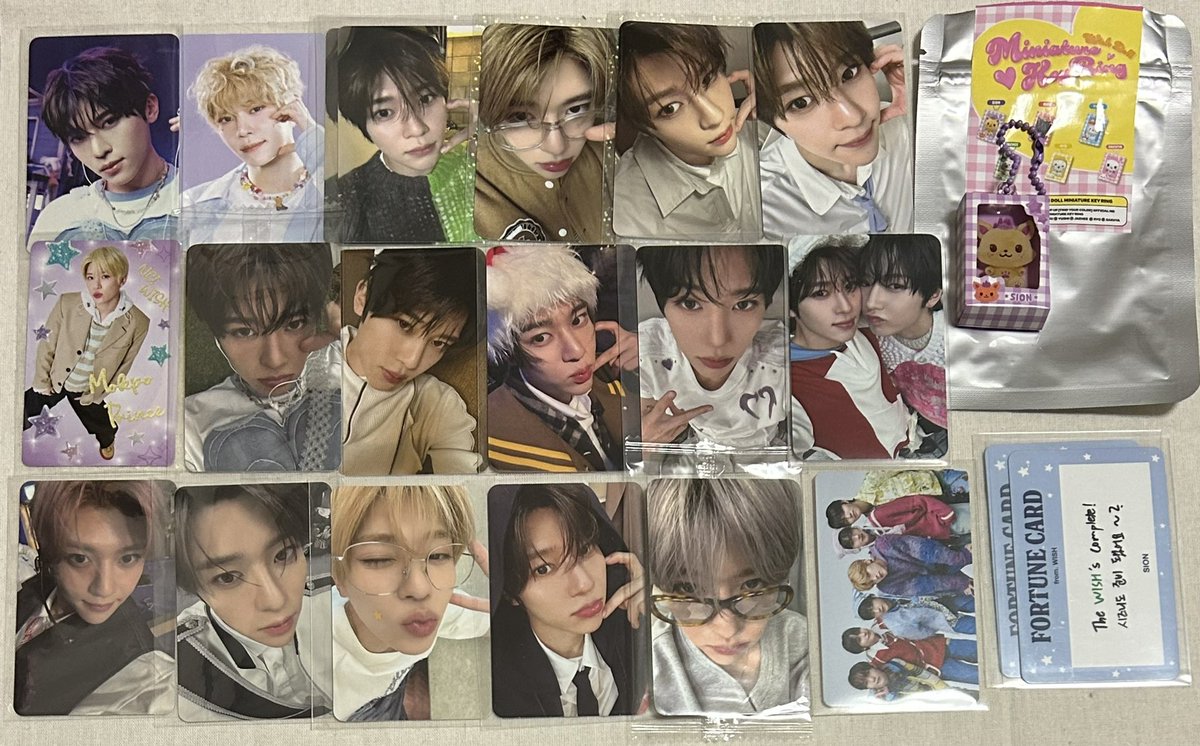 nct wish nctwish トレカ 交換 うぃし ラキドロ 特典 譲 シオン リク