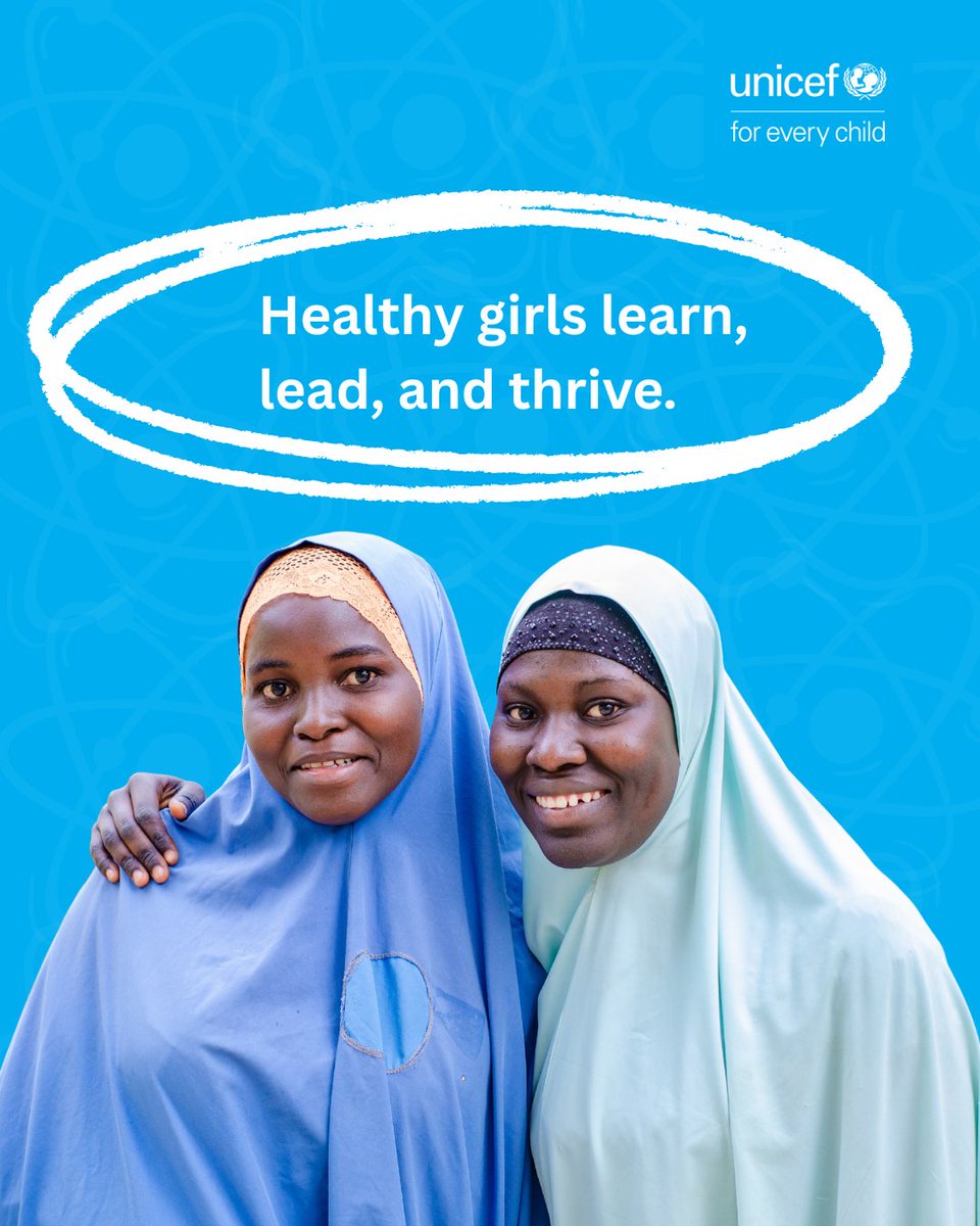 UNICEF_Nigeria's tweet photo. Adolescence is a time of fast growth and change. Girls in this stage need proper nutrition to help strengthen their bodies and minds. 

Supporting their nutrition now means enabling them to grow strong, thrive, and be ready for the future. https://t.co/P1lWVXmDHU