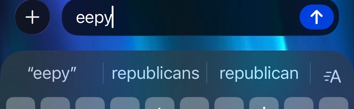 I was texting trying to say I’m eepy and auto correct tried to say this? 

What?