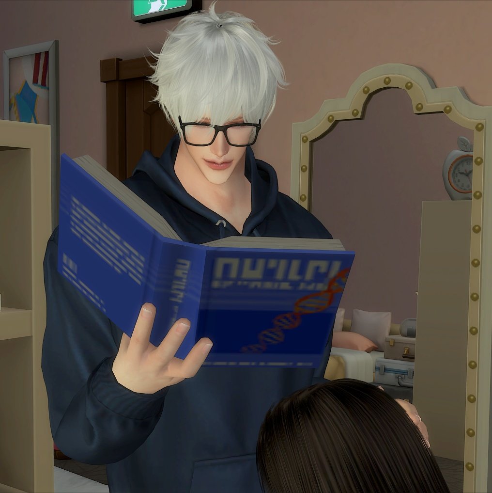 flowerwaysims's tweet photo. studying with nerdjo g̶o̶n̶e̶ ̶r̶i̶g̶h̶t̶ gone wrong 😋

#nerdjo #gojo #gojosatoru #thesims4 https://t.co/EOYtXi9sJk