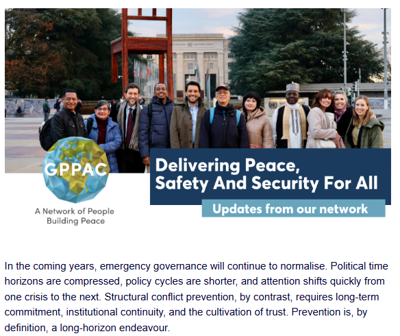GPPAC Peacebuilders tweet media