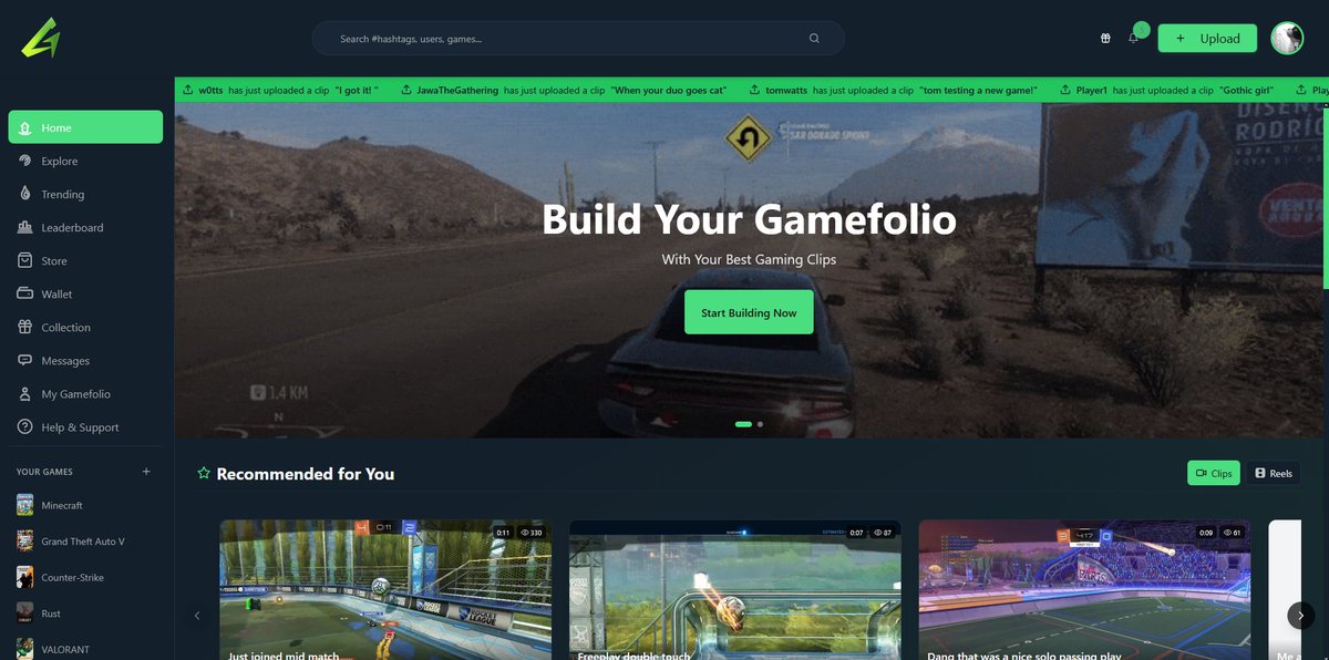 GamefolioGG's tweet image. #Gamers &amp;amp; #Streamers, our beta is NOW live! ✨

Jump into the Gamefolio app, share your gaming moments, and grow with us - it’s free to join: app.gamefolio.com
 💚🫶

#gaming #kick #twitch #streamer #TrailerTuesday