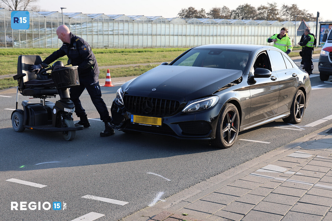 Ernstig ongeval op Burgemeester van der Goeslaan in De Lier