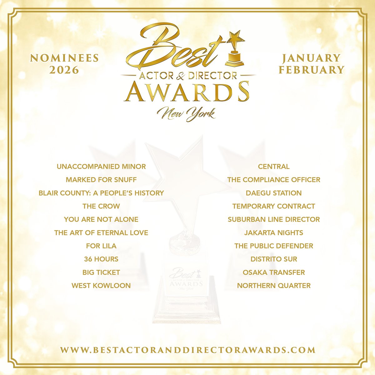 Best Actor & Director Awards - New York tweet media