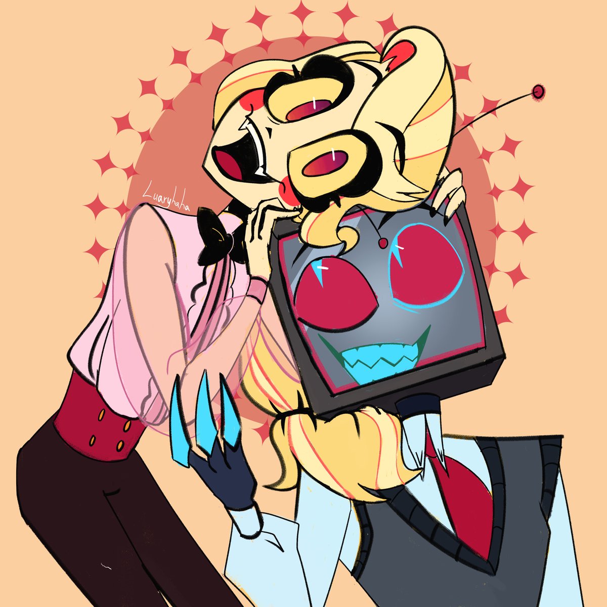drawing your favs together is so fun actually

#HazbinHotel #HazbinHotelVox #CharlieMorningstar