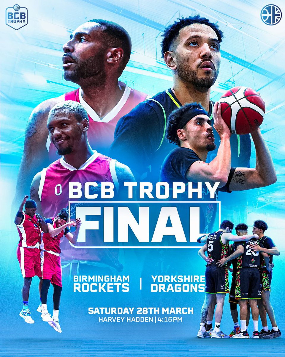 BlazersDerby's tweet photo. INAUGURAL TROPHY FINAL ππ₯ππ
Not to be missed! The inaugural Trophy Final from @britishchampionshipbball.
@cobrockets take on @yorkshiredragonsbasketball in Nottingham on March 28!
Ticket link ποΈ:
https://t.co/Ix6kUXl5N9
#BCB2526 #whatsonnottingham https://t.co/S9NPyKowuD
