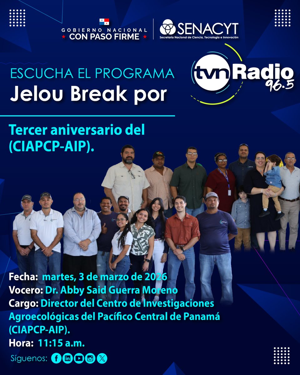 Senacyt Panamá tweet media