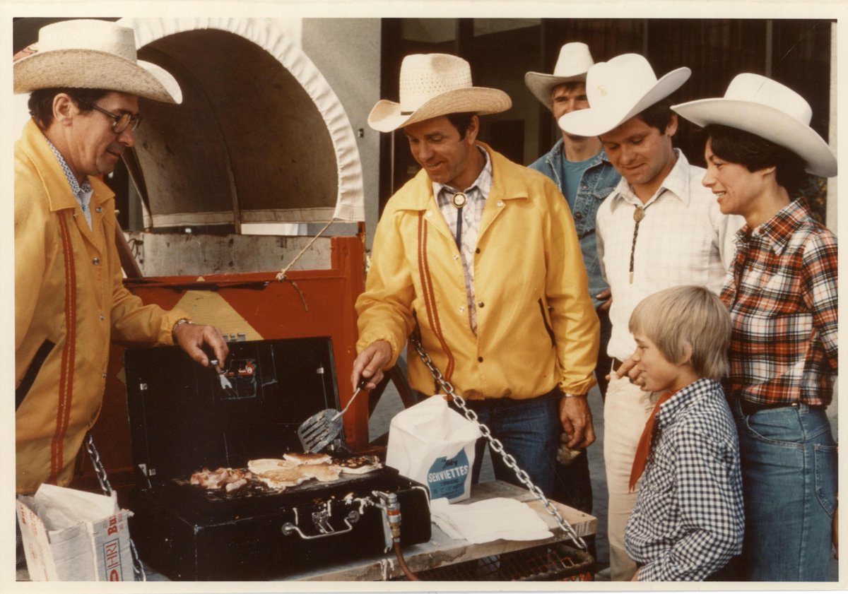 calgarystampede's tweet photo. Happy National Pancake Day! 🥞

At the Calgary Stampede, pancakes are more than just breakfast, they’re a time honoured tradition and a symbol of community spirit. For over 100 years, we’ve been flipping thousands of pancakes across Calgary, turning city streets and parking lots into gathering places for our community.

Because nothing brings people together quite like pancakes - and a little Stampede spirit ✨