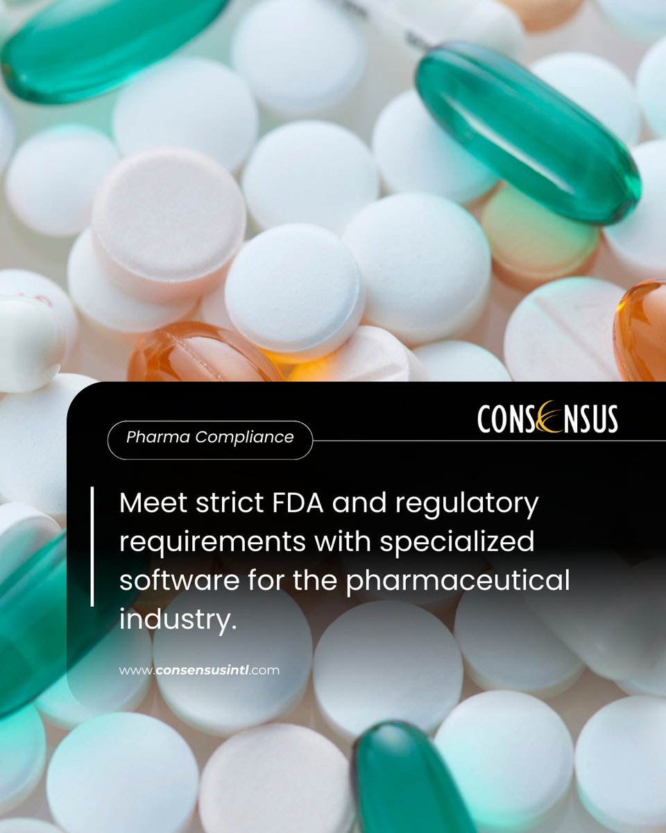 Precision is everything in Pharma. 🧪 Manage strict FDA compliance and ...