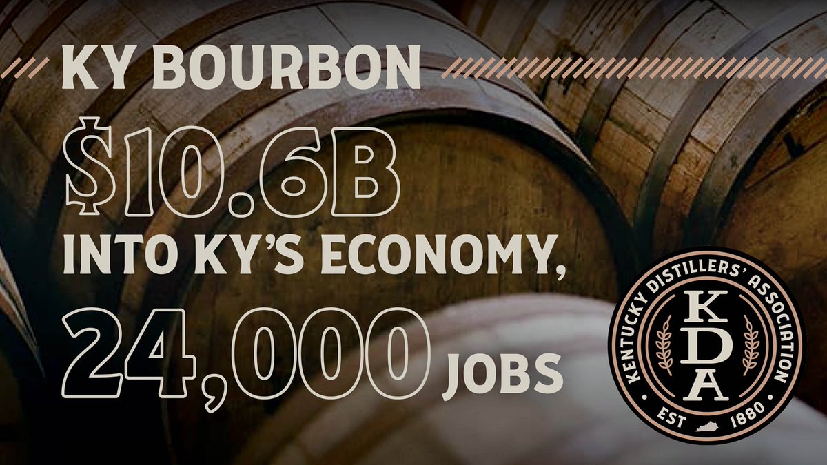KyDistillers's tweet photo. KY Bourbon can't be stopped.