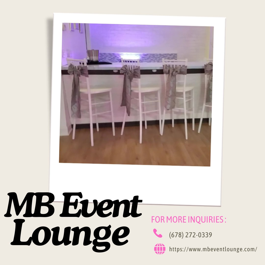 MBEventLounge's tweet photo. Choosing the right venue transforms your entire event, and we're proud to offer a setting that inspires. We customize each celebration to fit your style. Call us today to create something unforgettable together! #Venue
https://t.co/uZwWqfoZS6 https://t.co/1LVQKCnPwM