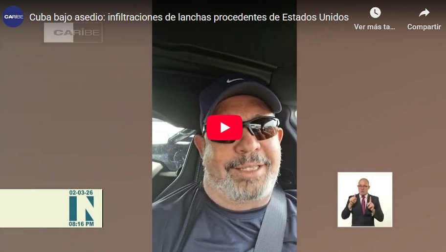 #EnVideo📹 | #Cuba🇨🇺 bajo asedio: infiltraciones de lanchas procedentes de Estados Unidos

👉cubasi.cu/video/cuba-baj…